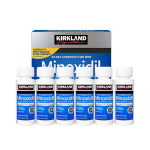 Kirkland Minoxidil 5% Solution (60ml x 6 Bottles) – 6 Month Supply for Hair Regrowth | Original USA Formula in Bangladesh