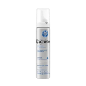 Rogaine 5% Minoxidil Foam for Hair Regrowth for Men – 1 Month Supply (60gm) | Advanced Hair Loss Control & Hair Growth Treatment
